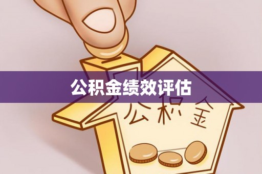房产公积金绩效评估