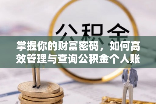 房产掌握你的财富密码，如何高效管理与查询公积金个人账户信息